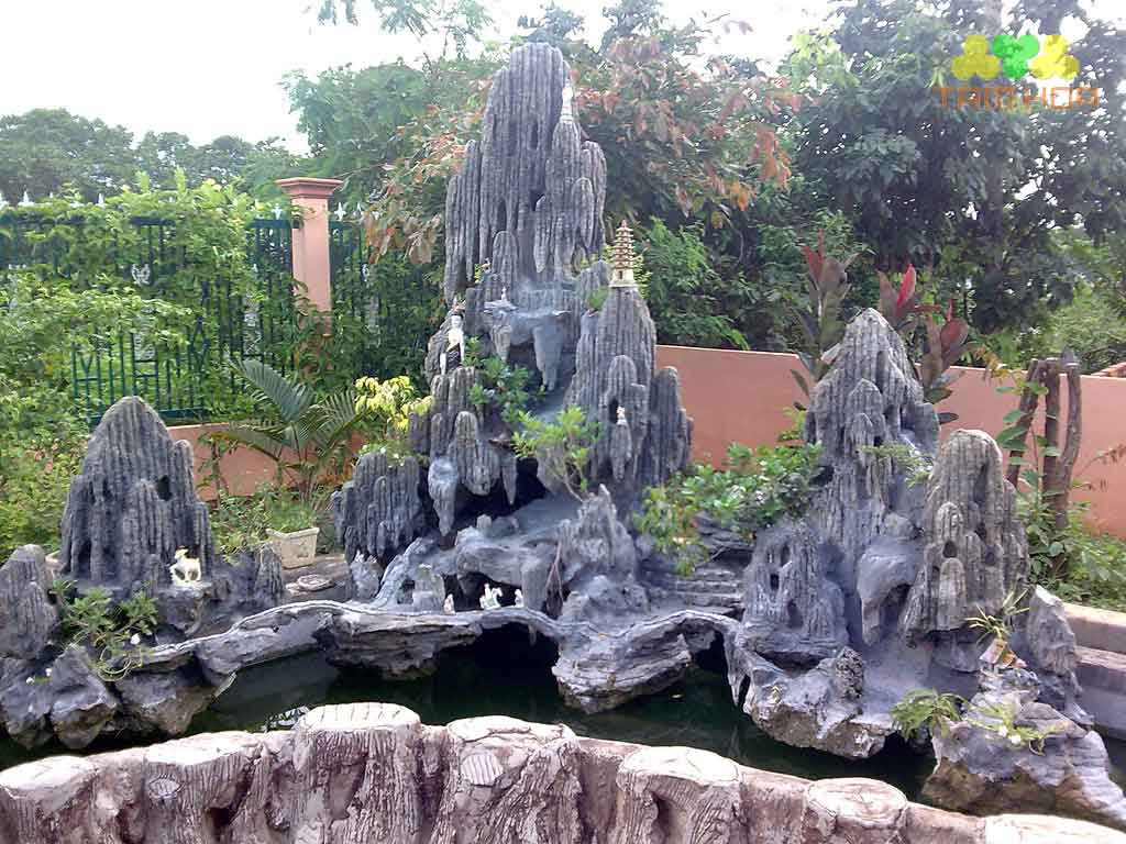Hòn non bộ vừa đẹp vừa mang ý nghĩa phong thủy sâu sắc