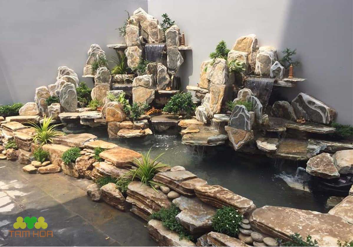 Hòn non bộ đơn giản mẫu 1