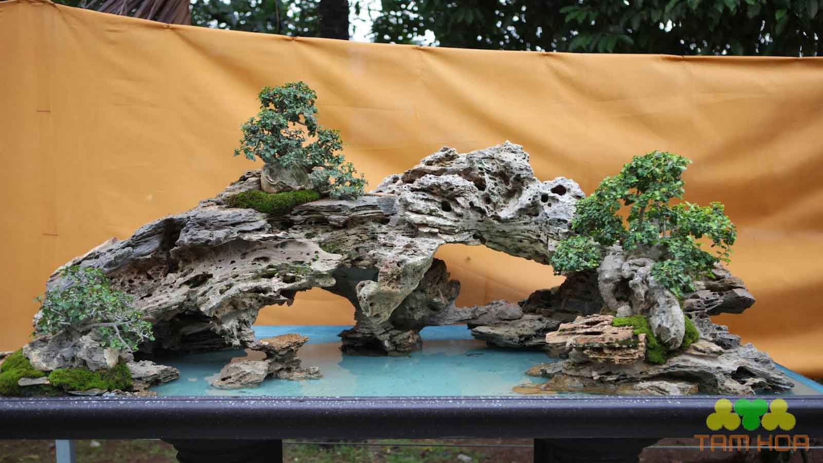 Hòn non bộ đơn giản mini