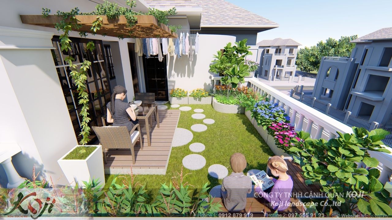  Thiết kế sân vườn 200m2 - Không gian xanh ngay trong chính ngôi nhà của bạn