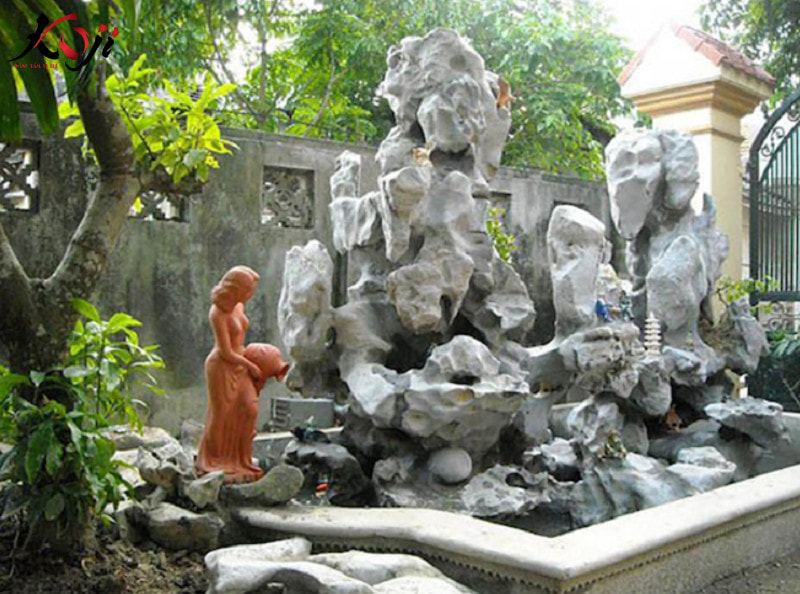 Chuẩn bị nguyên liệu làm hon non bộ