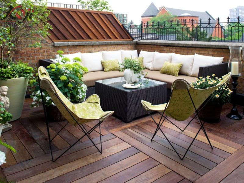 tiểu cảnh sân vườn chung cư