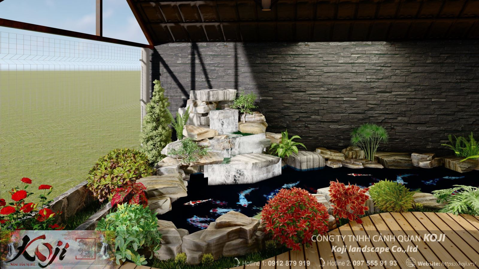 thiết kế sân vườn