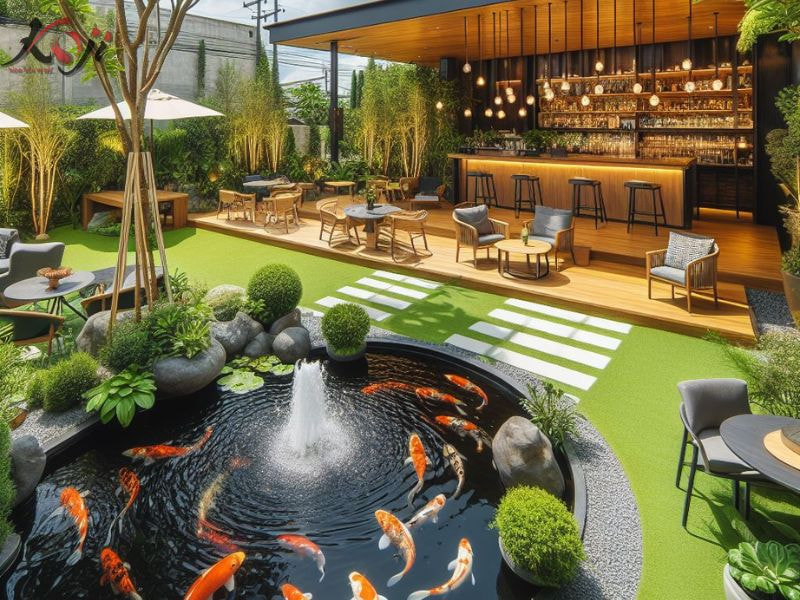 thiết kế sân vườn