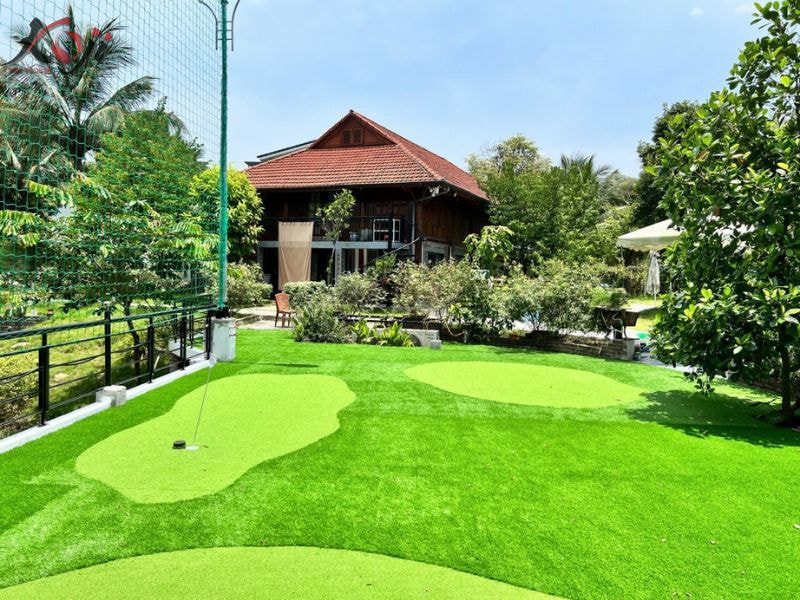 thiết kế đồi cỏ sân vườn