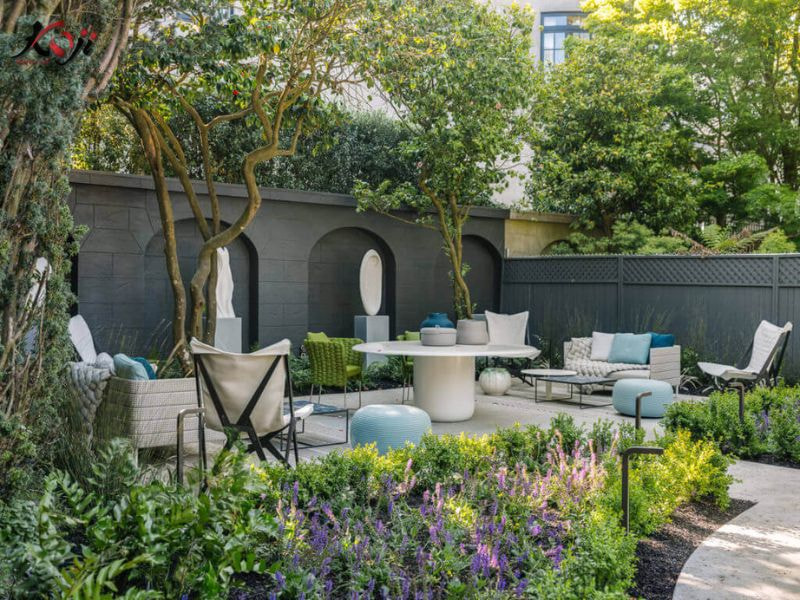 Thiết kế sân vườn nhà ống