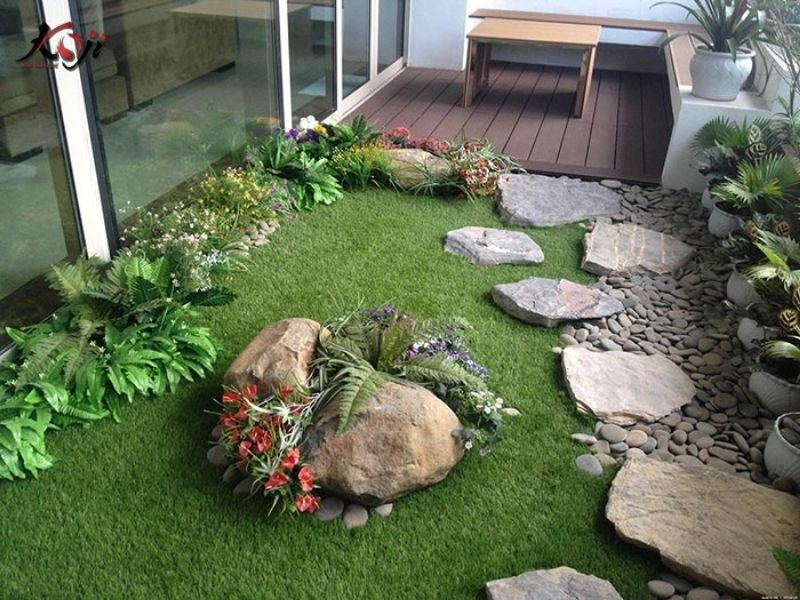 Thiết kế sân vườn nhà ống