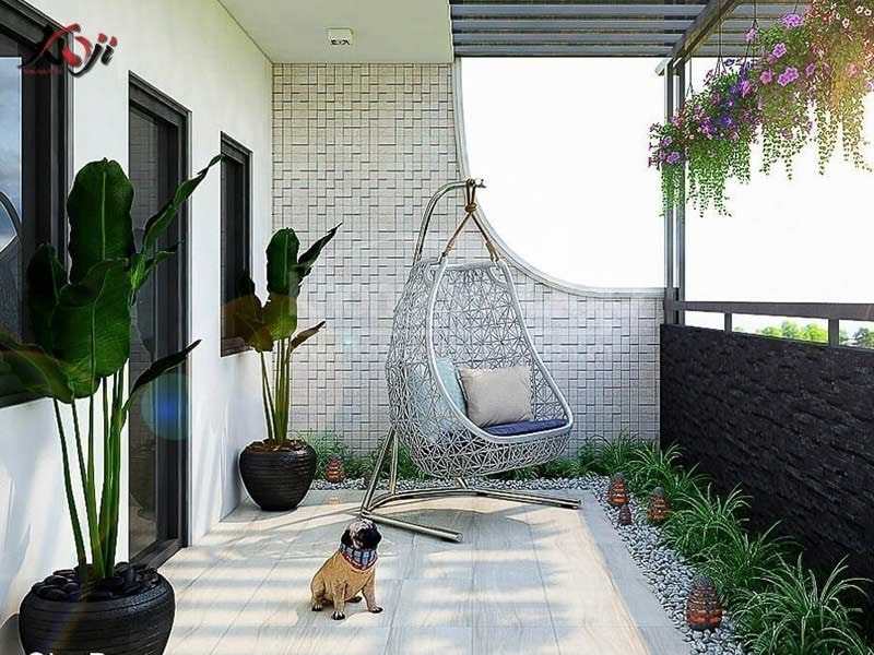 Thiết kế sân vườn nhà ống