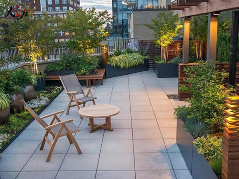 Thiết kế sân vườn nhà ống