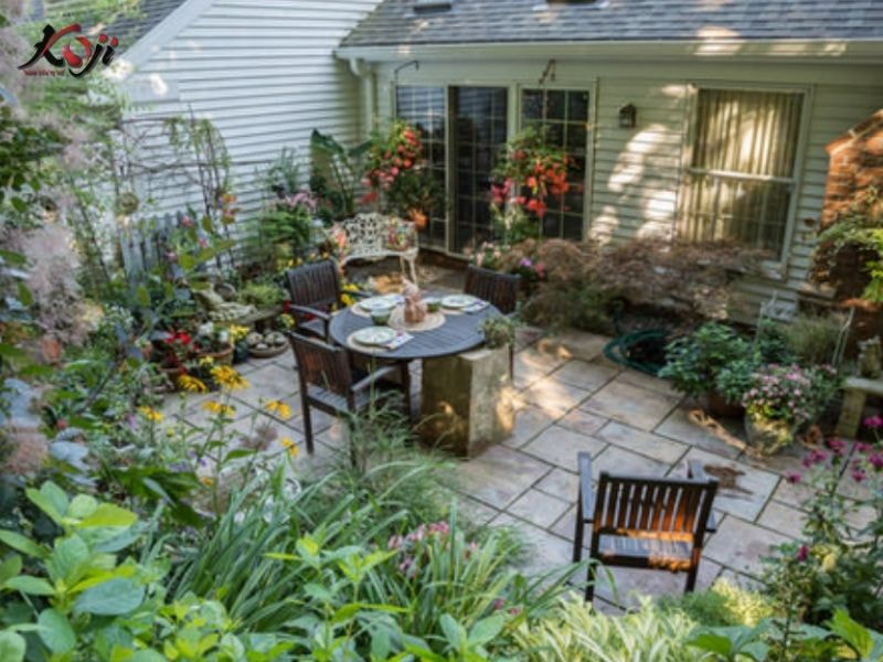 Thiết kế sân vườn nhà ống