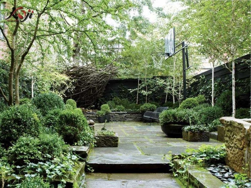 Thiết kế sân vườn nhà ống