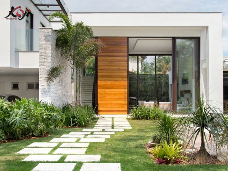 Thiết kế sân vườn nhà ống