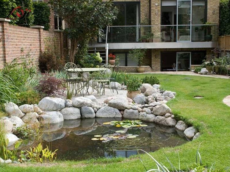 Thiết kế sân vườn nhà ống