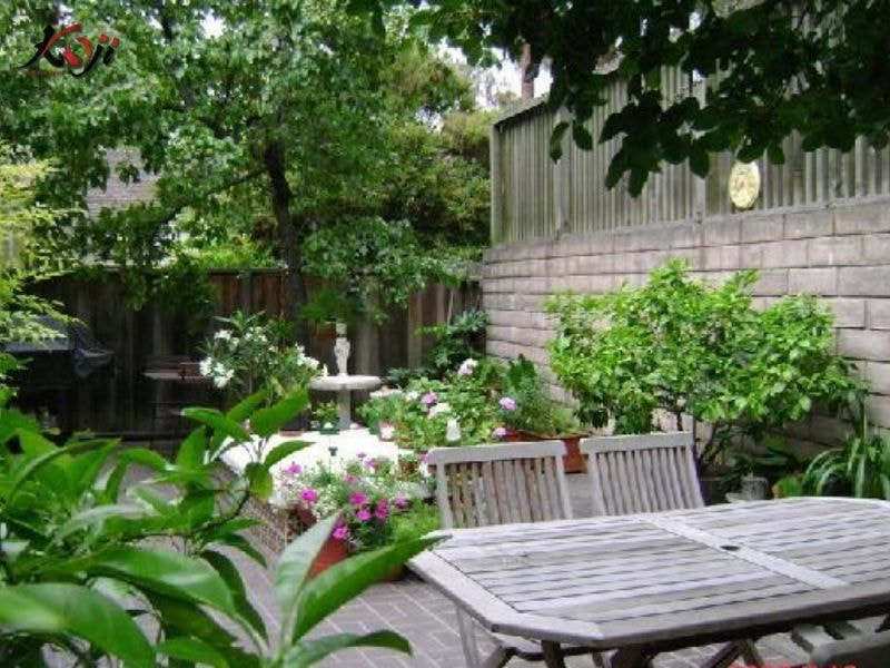 Thiết kế sân vườn nhà ống