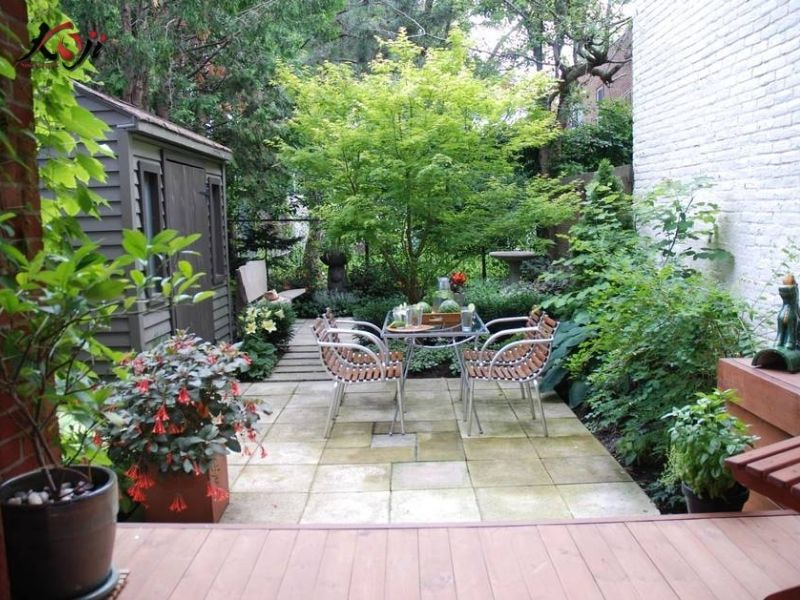 Thiết kế sân vườn nhà ống