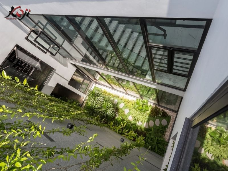 Thiết kế sân vườn nhà ống