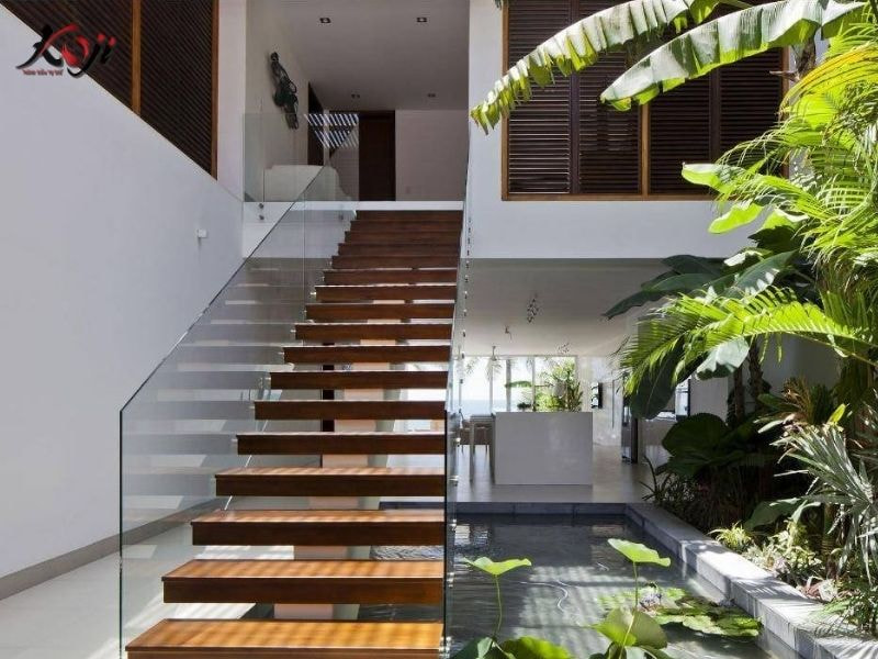 Thiết kế sân vườn nhà ống