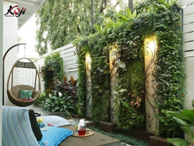 Thiết kế sân vườn nhà ống