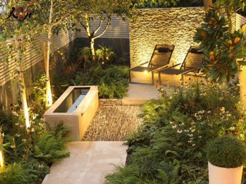 Thiết kế sân vườn nhà ống