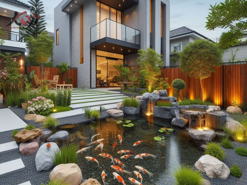 bể kính nuôi cá