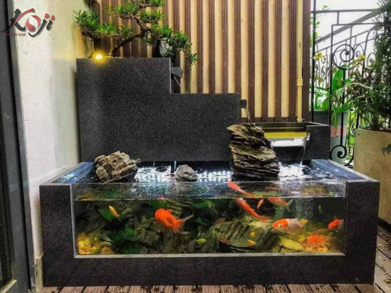 bể cá ban công