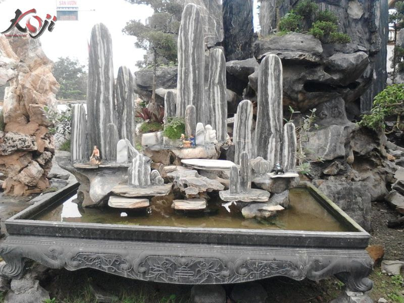 mẫu hòn non bộ ngoài trời