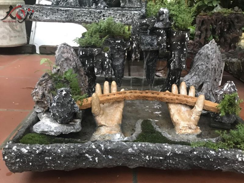 mẫu hòn non bộ ngoài trời