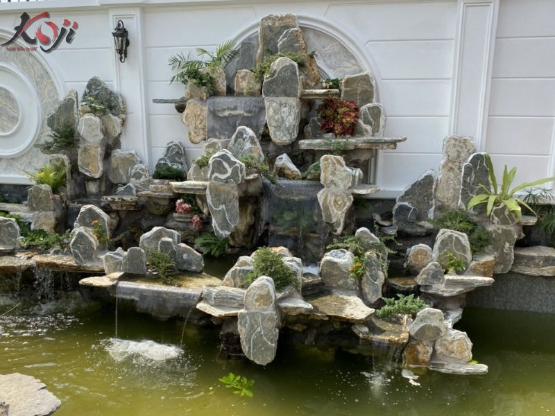 mẫu hòn non bộ ngoài trời