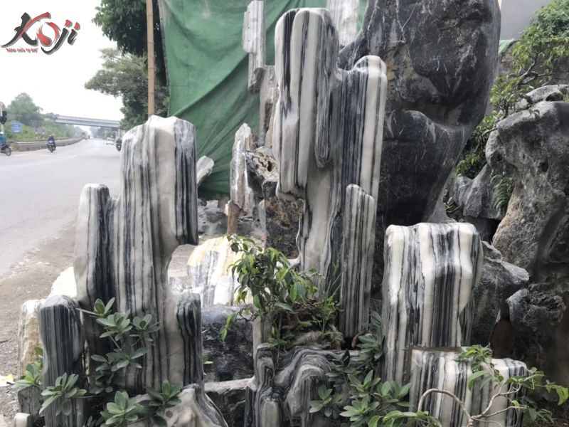 mẫu hòn non bộ ngoài trời