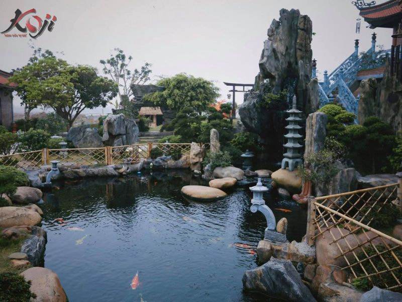 mẫu hòn non bộ ngoài trời