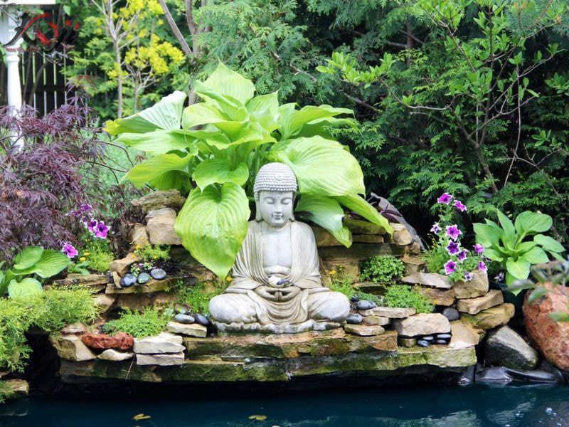 mẫu hòn non bộ ngoài trời