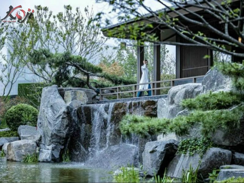 mẫu hòn non bộ ngoài trời