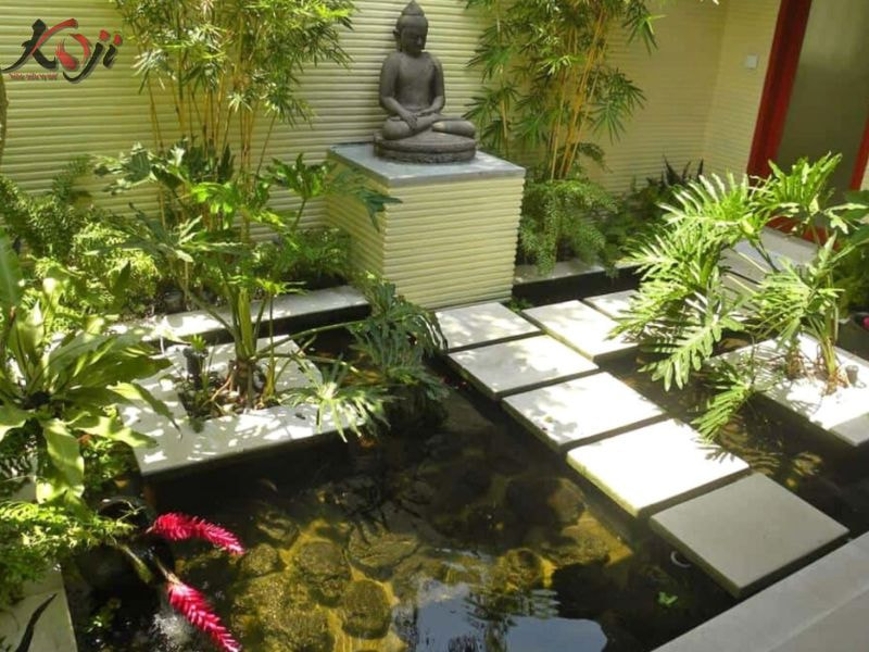 mẫu hồ cá đẹp trong nhà