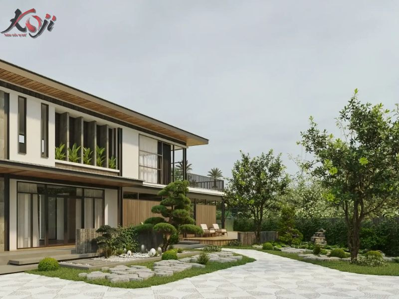 thiết kế sân vườn