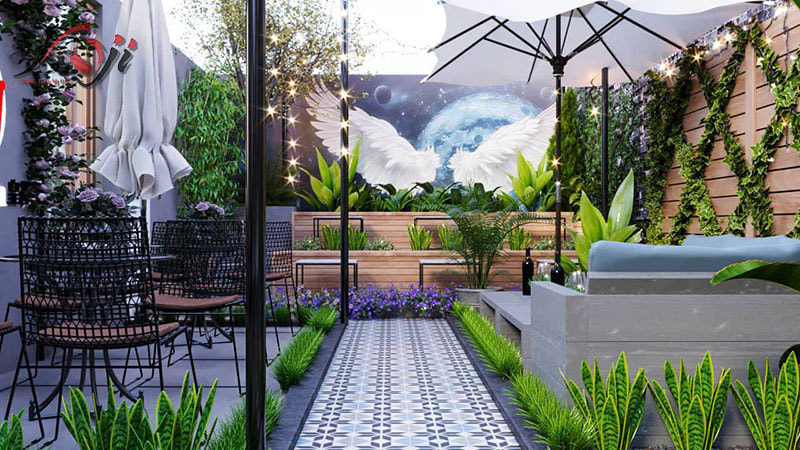 quán cà phê sân vườn