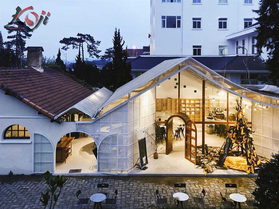 quán cà phê sân vườn