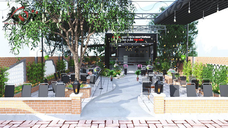 quán cà phê sân vườn