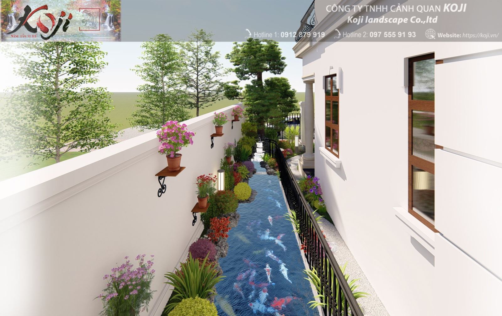 Gợi ý thiết kế sân vườn bên hông nhà tạo điểm nhấn ấn tượng