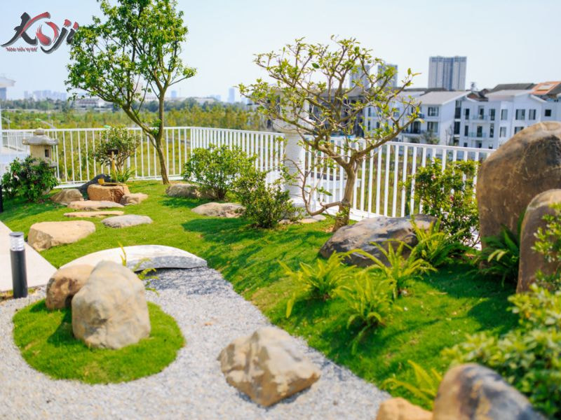 sân vườn nhà cấp 4