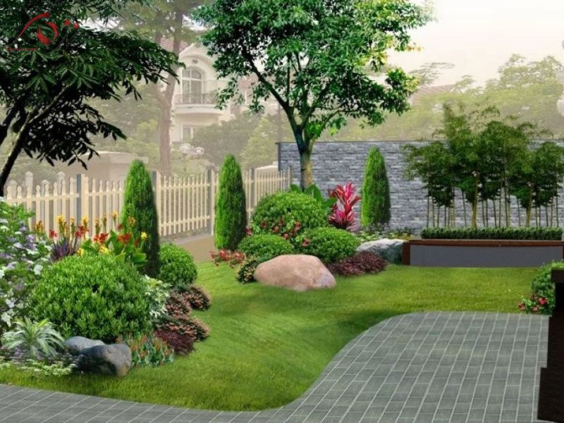 sân vườn nhà cấp 4