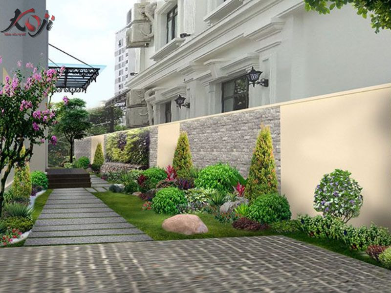 sân vườn nhỏ mini