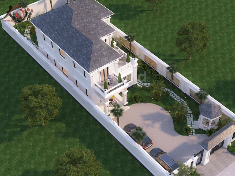 mẫu nhà vườn đẹp ở nông thôn