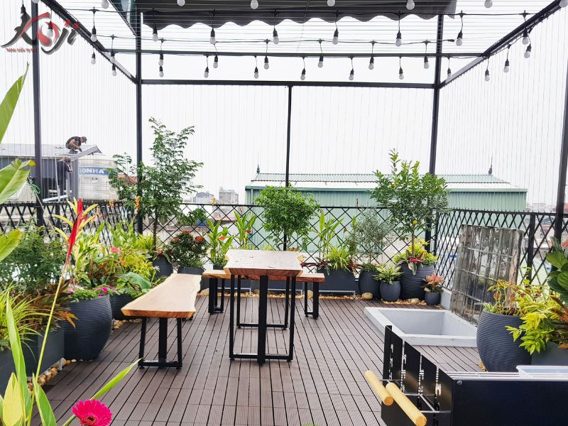 sân vườn sân thượng