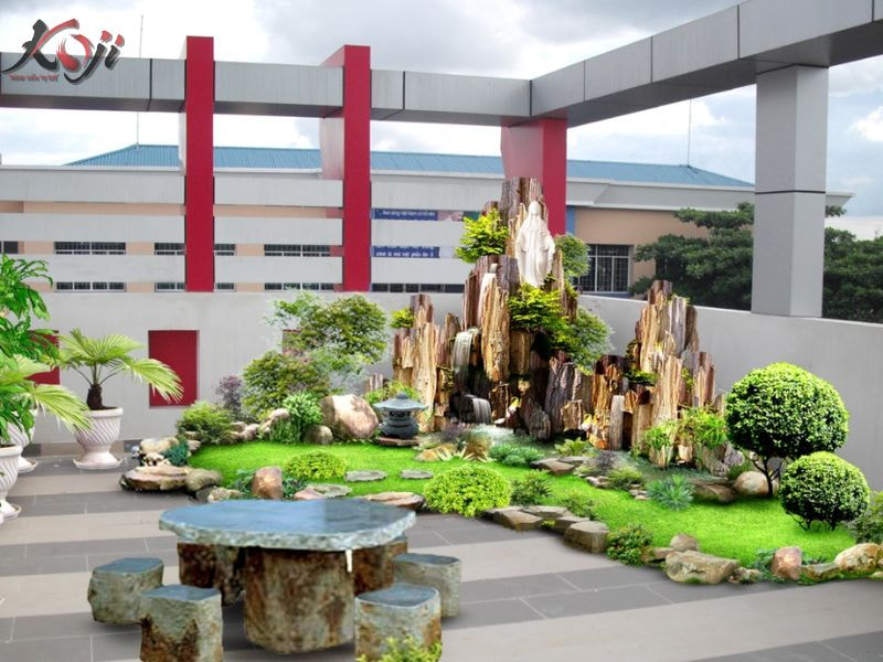 sân vườn sân thượng
