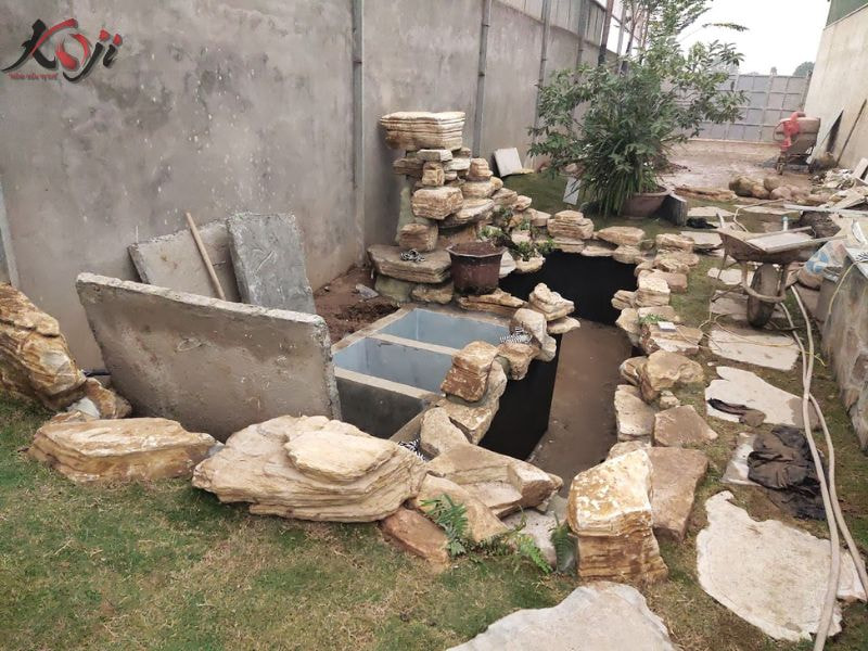 thi công hồ cá Koi Hải Phòng