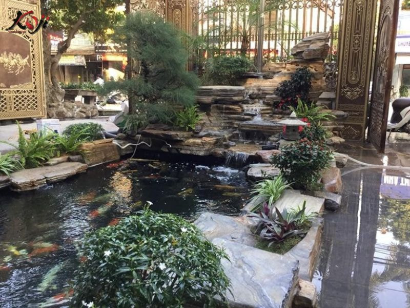 thi công sân vườn