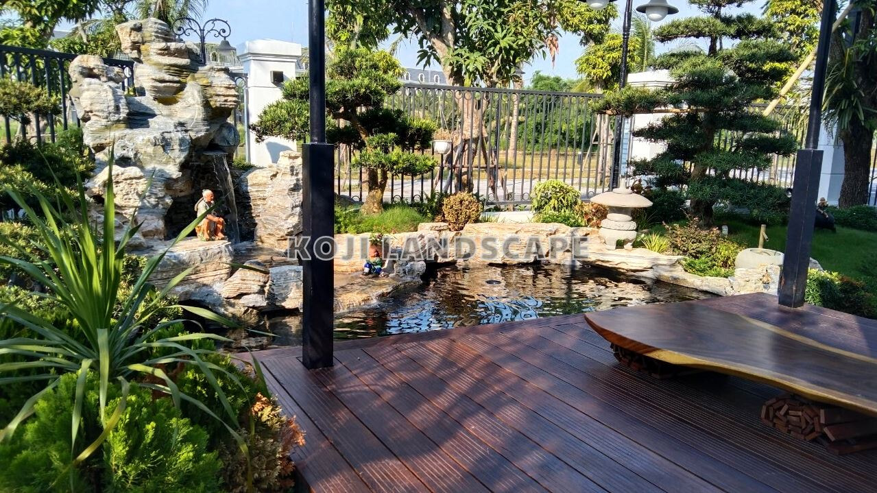 thi công sân vườn