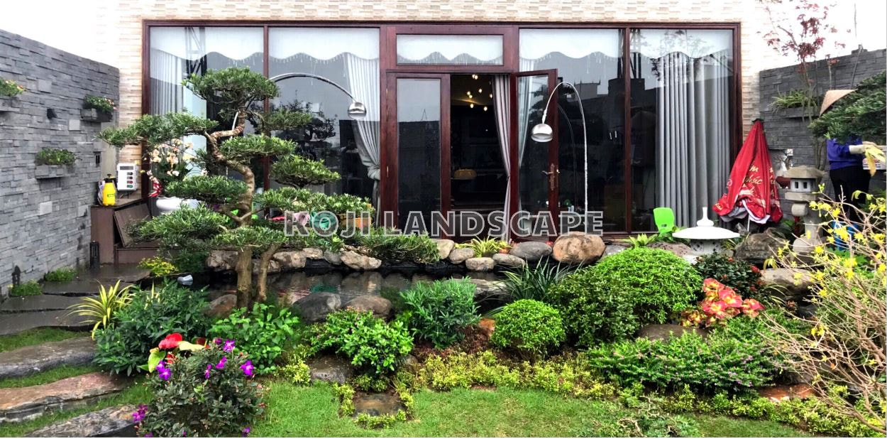 thi công sân vườn