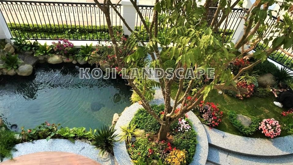 thi công sân vườn