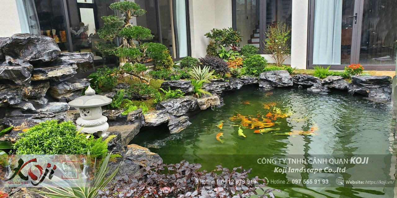 thiết kế sân vườn